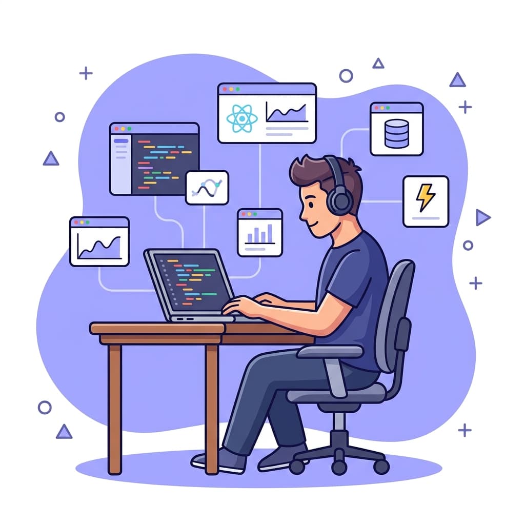 Developer exploring a software directory